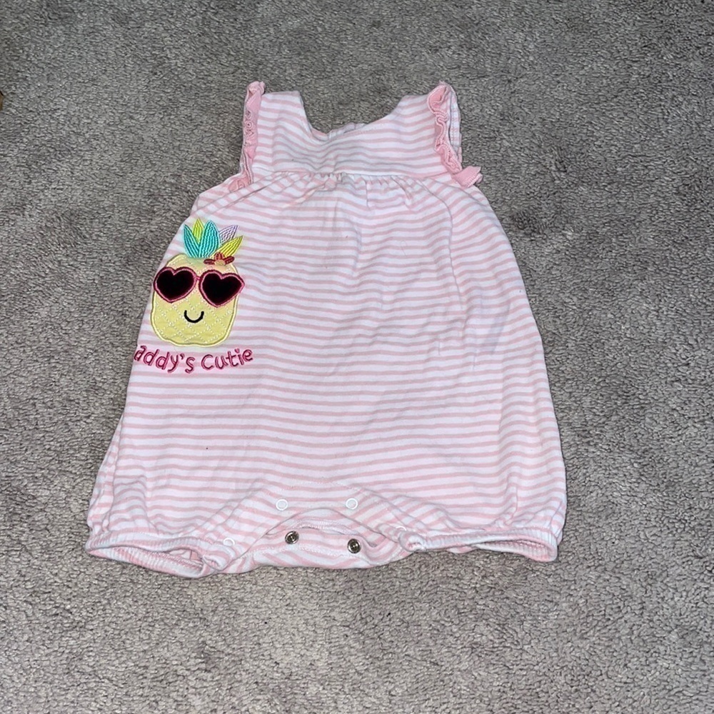 EUC baby girl romper